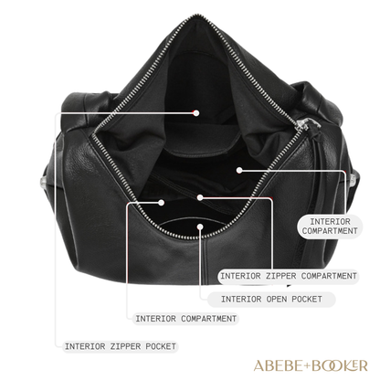 Leather Hobo Shoulder Bag