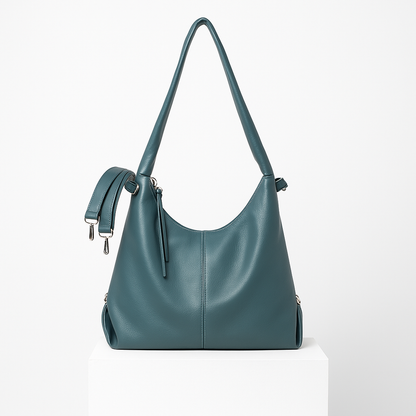 Leather Hobo Shoulder Bag